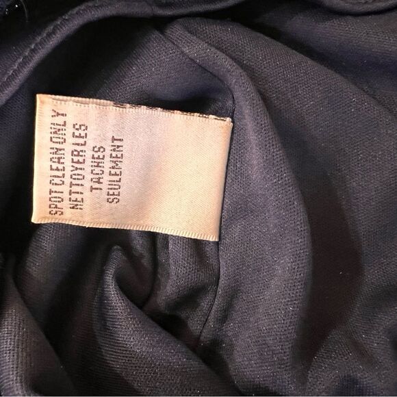 Badgley Mischka Sequin Cocktail Dress Sz 6 Teal Blue V-Neck Sleeveless Party - Picture 13 of 13